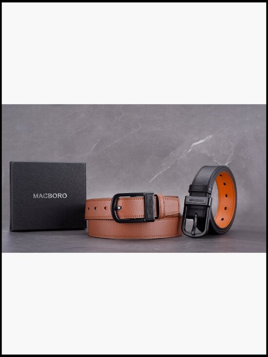 TSA Approved Non Metal Belt - Hypoallergenic Plastic Buckle Travel Leather Belt main image 4